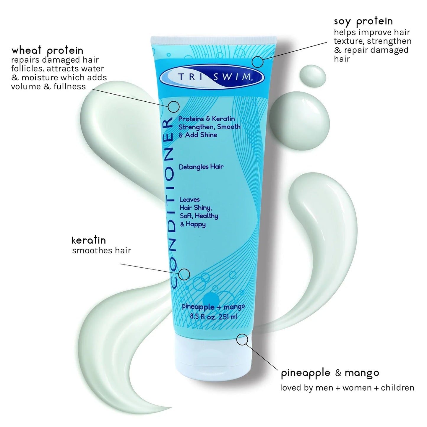 TRISWIM Conditioner Pineapple and Mango - SunSafe Australia