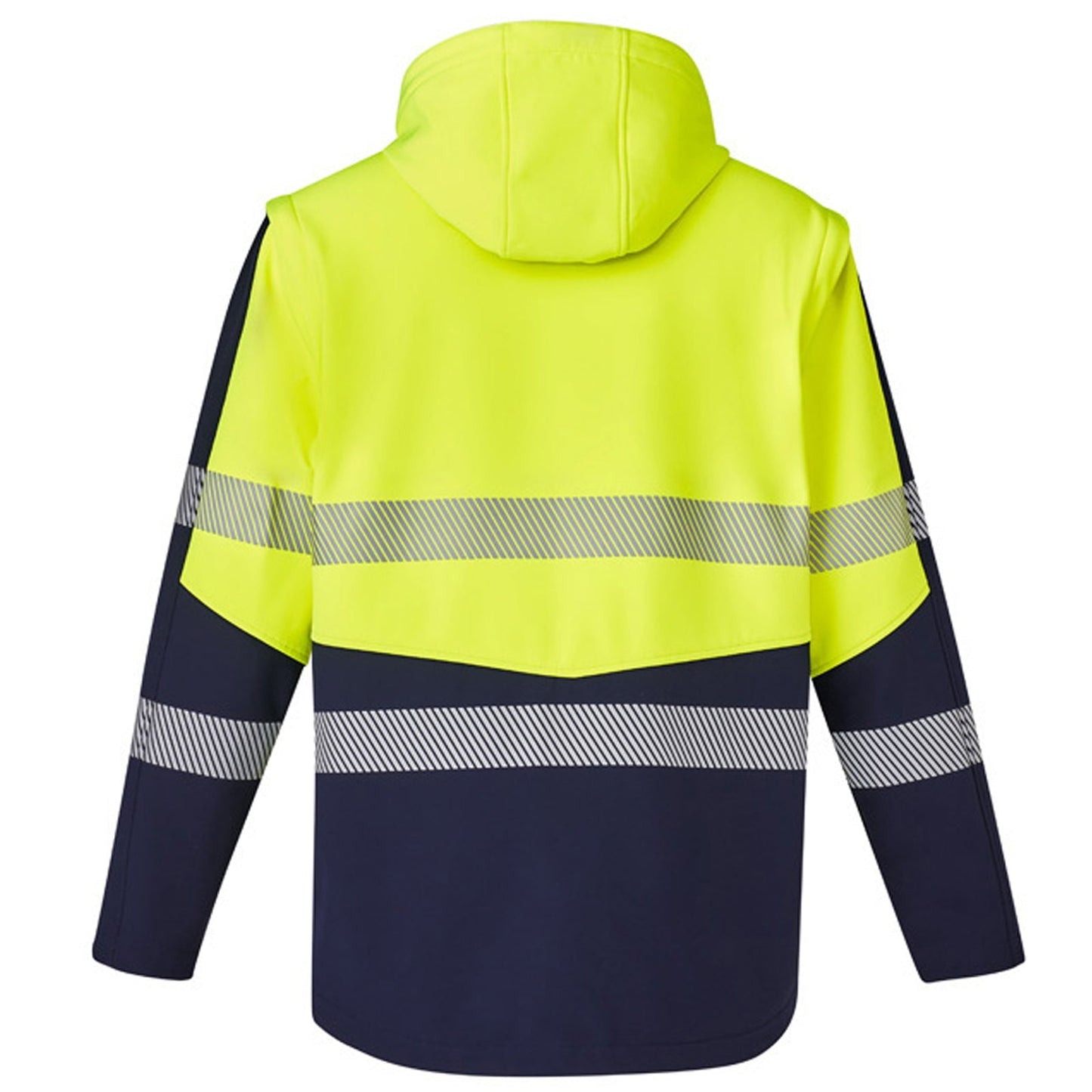Unisex 2 - in - 1 Softshell Waterproof Work Jacket – Stretch Fabric with Segmented Tape - SunSafe Australia