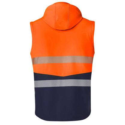 Unisex 2 - in - 1 Softshell Waterproof Work Jacket – Stretch Fabric with Segmented Tape - SunSafe Australia