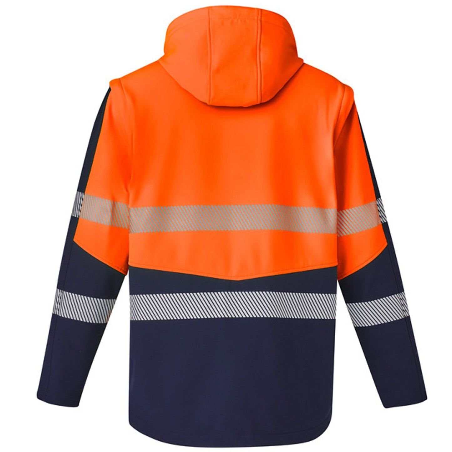 Unisex 2 - in - 1 Softshell Waterproof Work Jacket – Stretch Fabric with Segmented Tape - SunSafe Australia