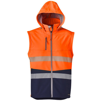 Unisex 2 - in - 1 Softshell Waterproof Work Jacket – Stretch Fabric with Segmented Tape - SunSafe Australia