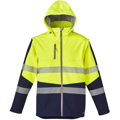 Unisex 2 - in - 1 Softshell Waterproof Work Jacket – Stretch Fabric with Segmented Tape - SunSafe Australia