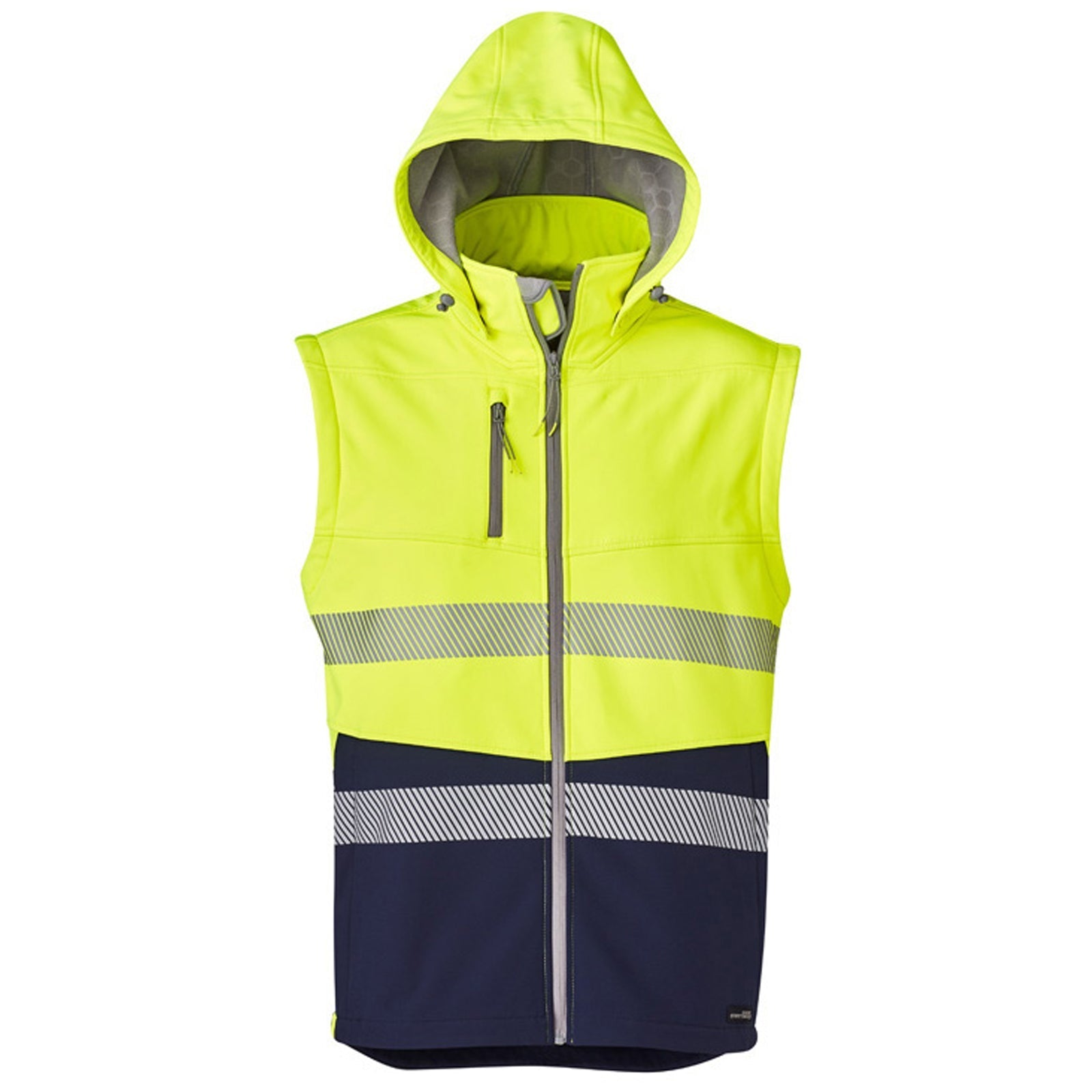 Unisex 2 - in - 1 Softshell Waterproof Work Jacket – Stretch Fabric with Segmented Tape - SunSafe Australia