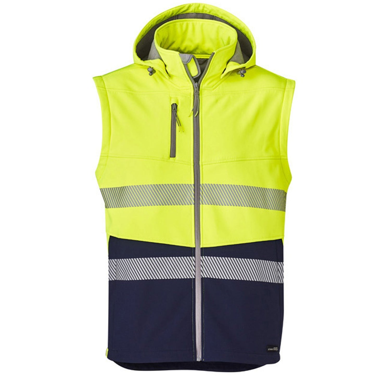 Unisex 2 - in - 1 Softshell Waterproof Work Jacket – Stretch Fabric with Segmented Tape - SunSafe Australia