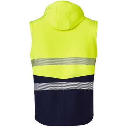 Unisex 2 - in - 1 Softshell Waterproof Work Jacket – Stretch Fabric with Segmented Tape - SunSafe Australia