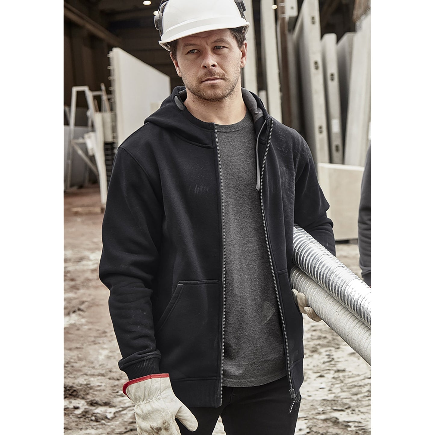Unisex Full Zip Multi - Pocket Hoodie - SunSafe Australia