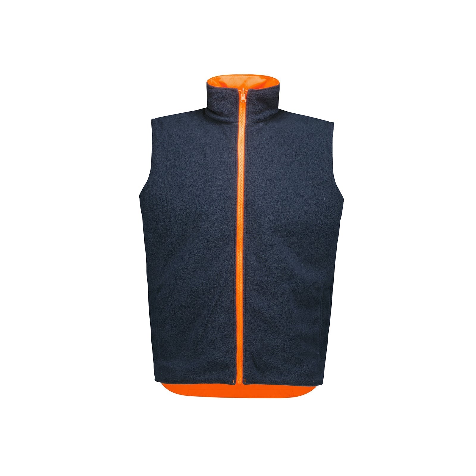 Unisex Hi Visibility Fleece Lined Waterproof Reversible Vest - SunSafe Australia