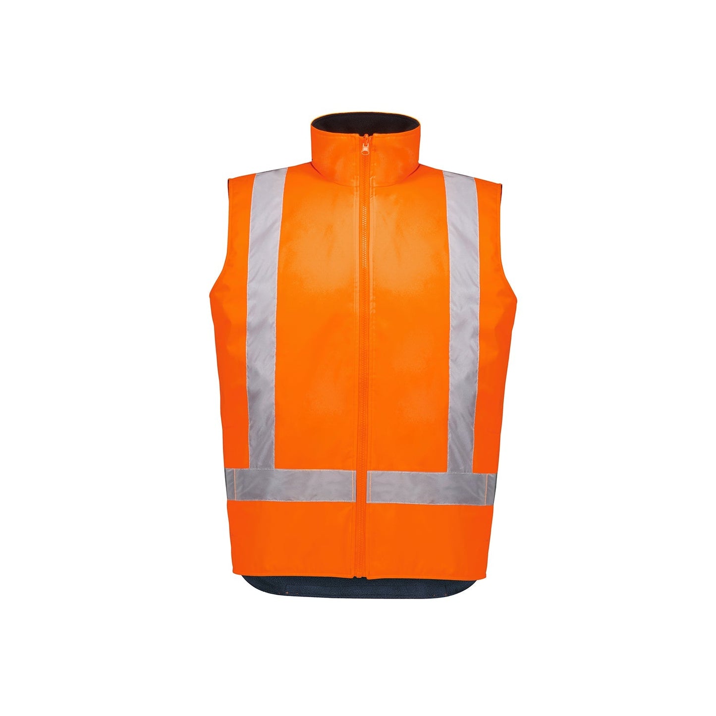 Unisex Hi Visibility Fleece Lined Waterproof Reversible Vest - SunSafe Australia