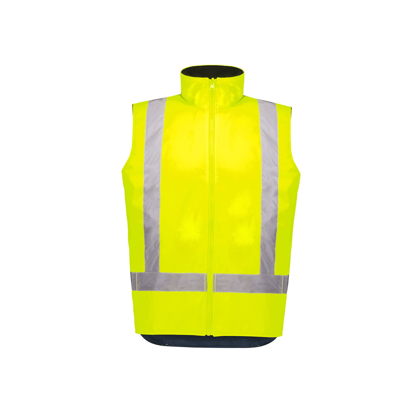 Unisex Hi Visibility Fleece Lined Waterproof Reversible Vest - SunSafe Australia