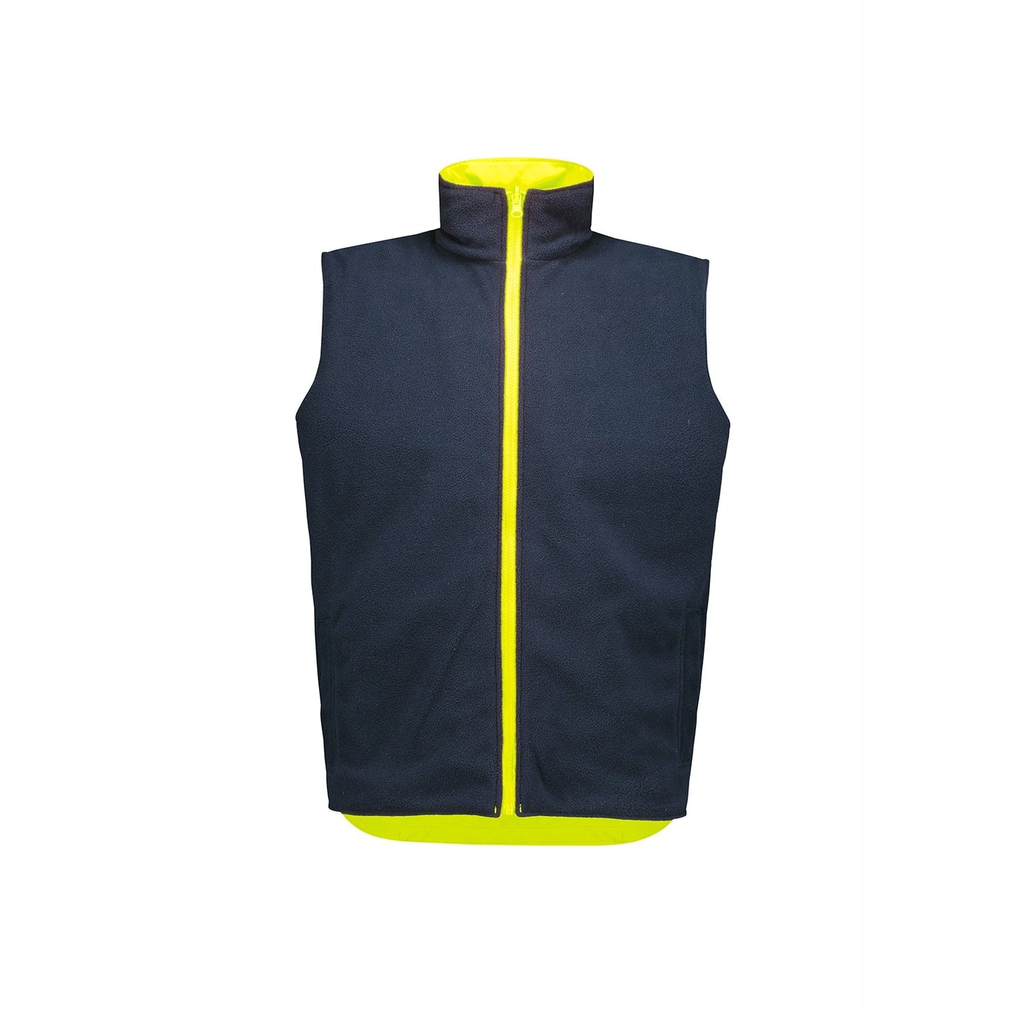 Unisex Hi Visibility Fleece Lined Waterproof Reversible Vest - SunSafe Australia