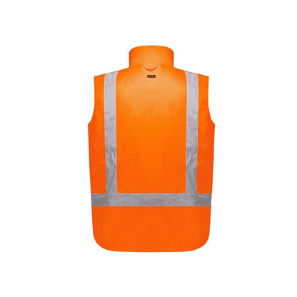 Unisex Hi Visibility Fleece Lined Waterproof Reversible Vest - SunSafe Australia