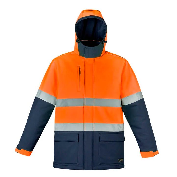 Unisex High Visibility Antarctic Softshell Taped Jacket ZJ553 - SunSafe Australia