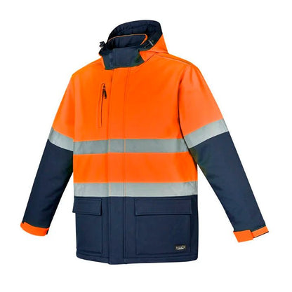 Unisex High Visibility Antarctic Softshell Taped Jacket ZJ553 - SunSafe Australia