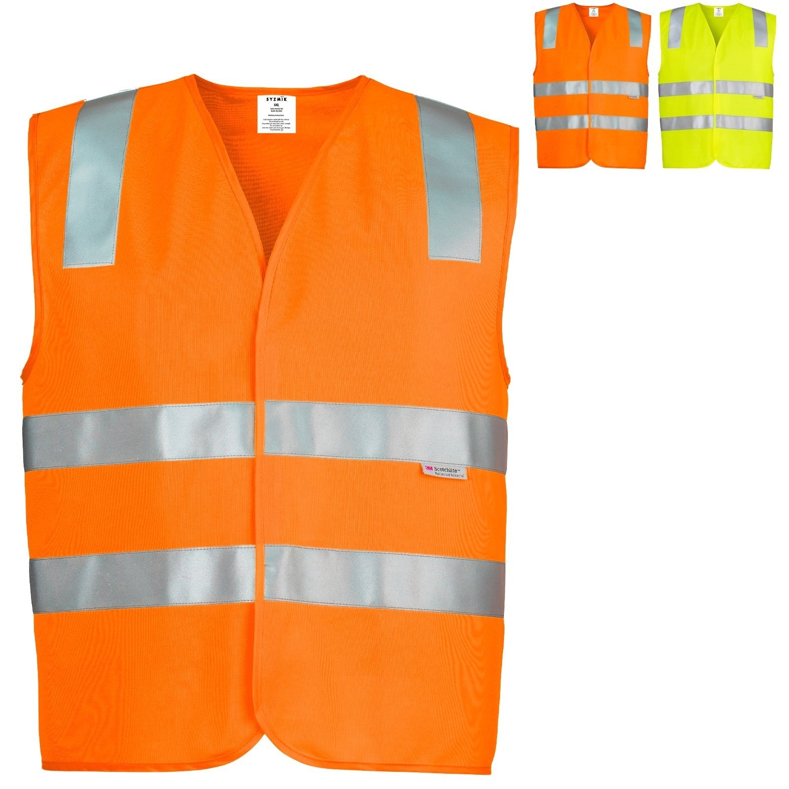 Unisex High Visibility Basic Vest ZV999 - SunSafe Australia