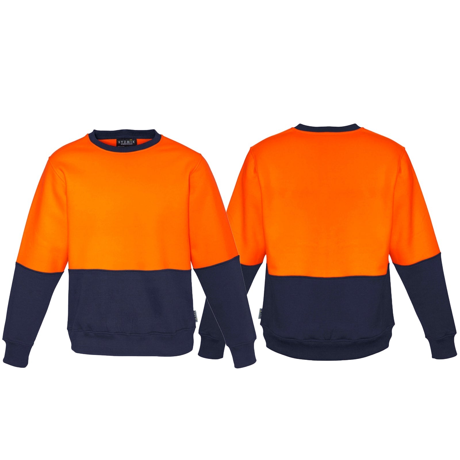 Unisex High Visibility Crew Sweatshirt UPF 50+ - SunSafe Australia