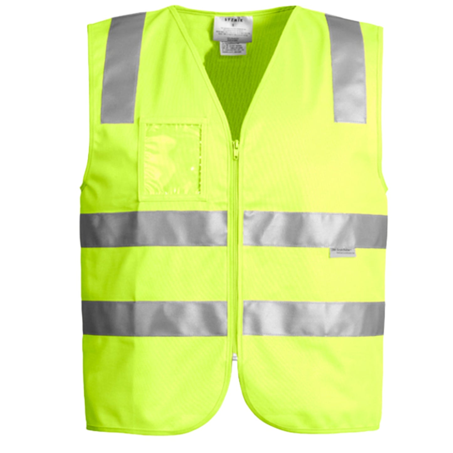 Unisex High Visibility Full Zip Vest ZV998 - SunSafe Australia