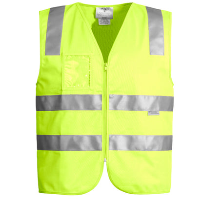 Unisex High Visibility Full Zip Vest ZV998 - SunSafe Australia