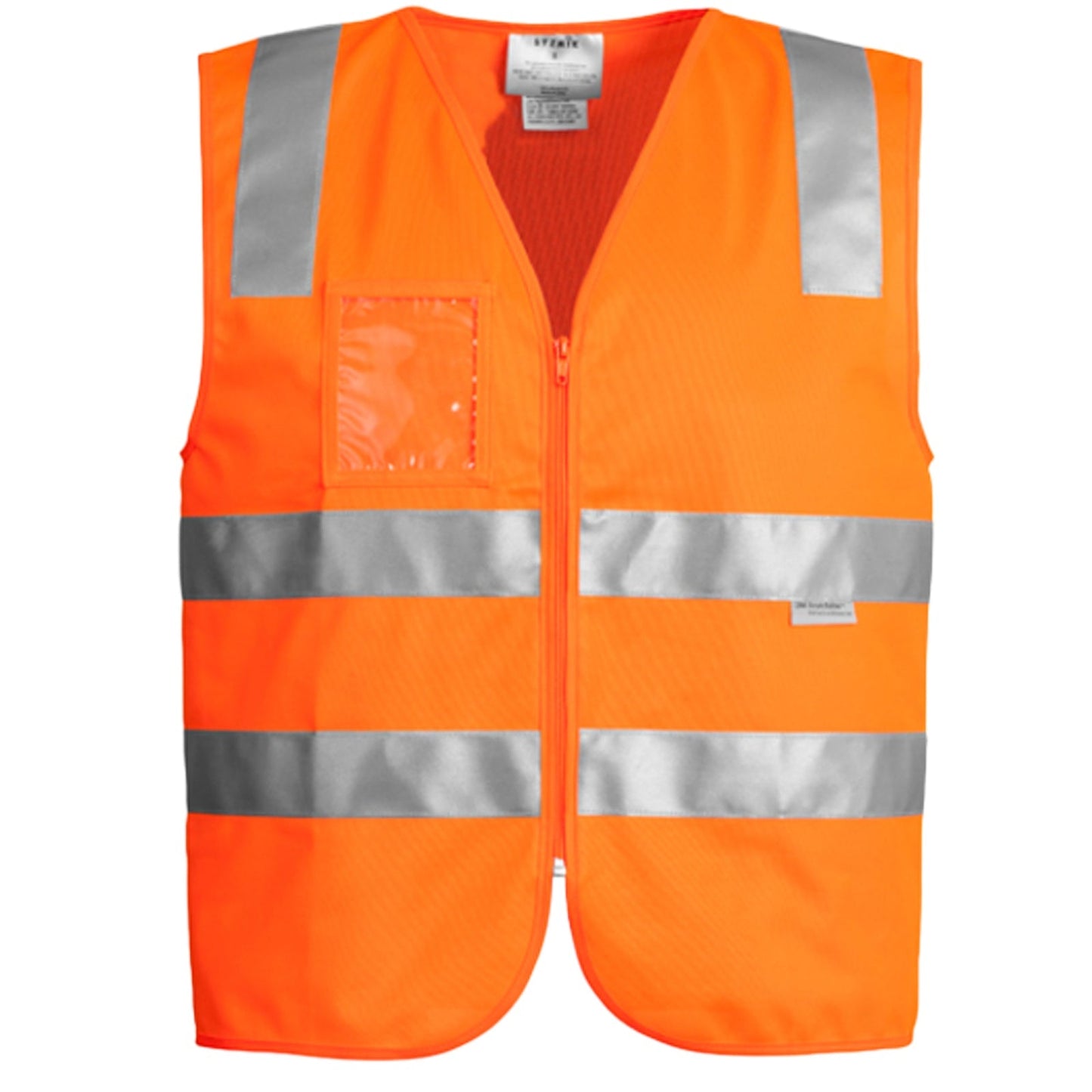 Unisex High Visibility Full Zip Vest ZV998 - SunSafe Australia