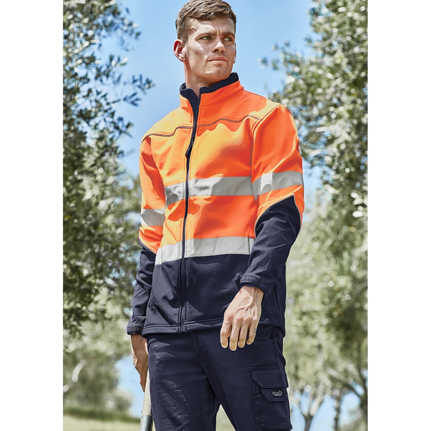 Unisex High Visibility Soft Shell Jacket – Waterproof & Breathable Hi - Vis Workwear - SunSafe Australia