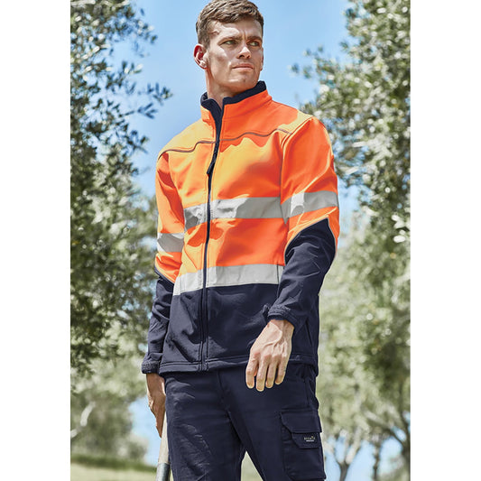 Unisex High Visibility Soft Shell Jacket – Waterproof & Breathable Hi - Vis Workwear - SunSafe Australia