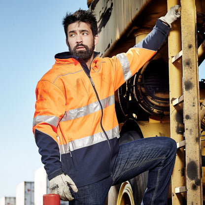 Unisex High Visibility Soft Shell Jacket – Waterproof & Breathable Hi - Vis Workwear - SunSafe Australia