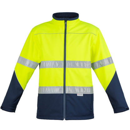 Unisex High Visibility Soft Shell Jacket – Waterproof & Breathable Hi - Vis Workwear - SunSafe Australia