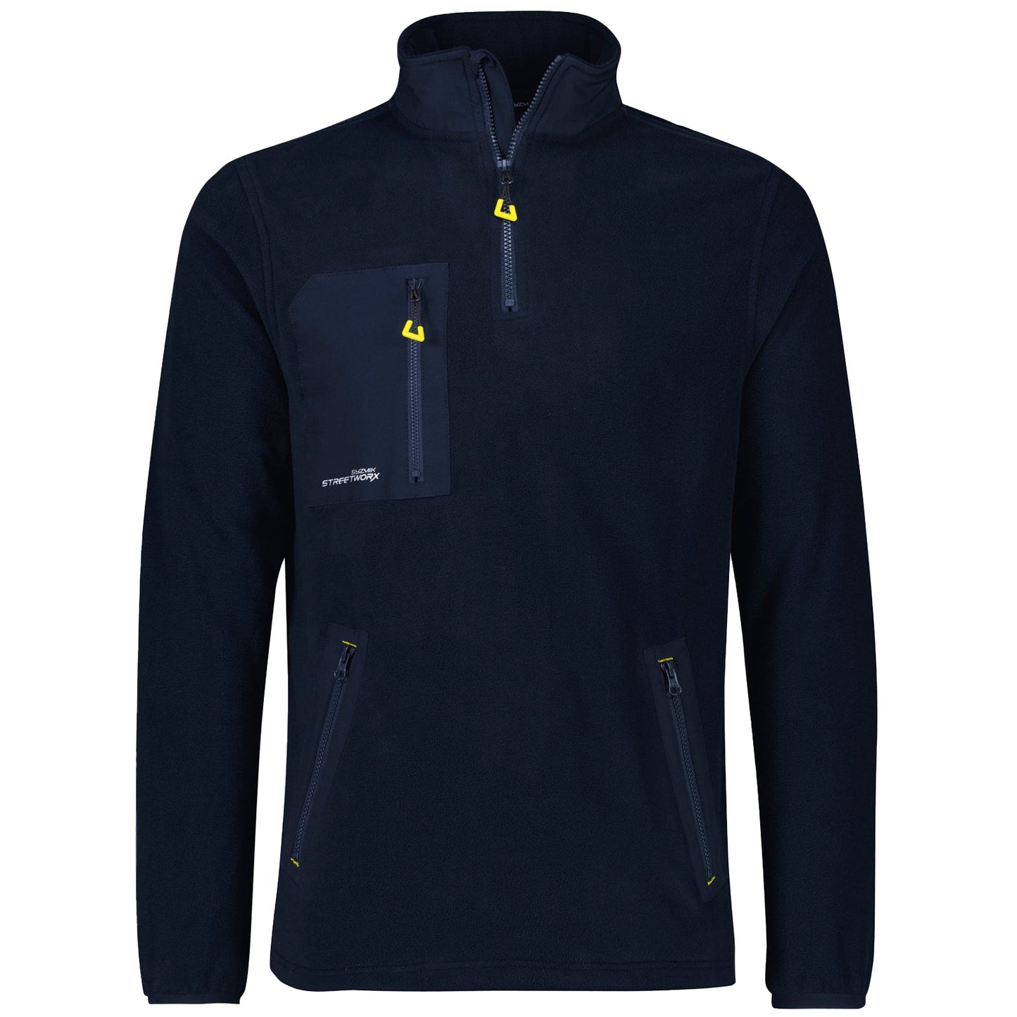 Unisex Streetworx Lightweight 1/4 Zip Polar Fleece UPF 50+ - SunSafe Australia