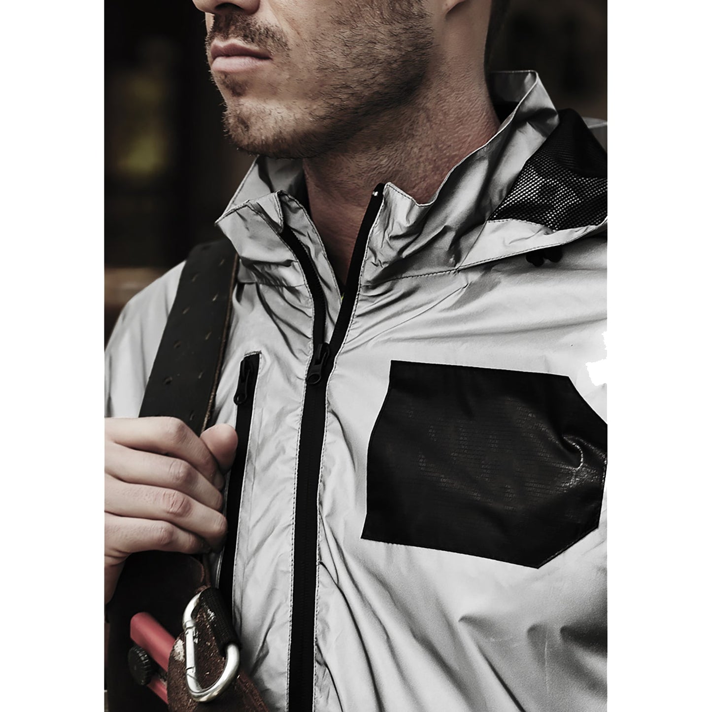 Unisex Streetworx Reflective Waterproof Jacket – 10,000mm Hi - Vis Safety Shell - SunSafe Australia