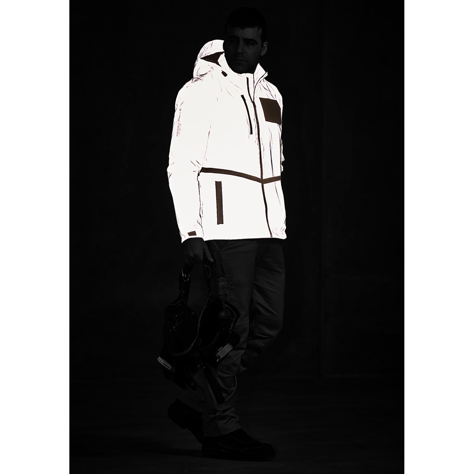 Unisex Streetworx Reflective Waterproof Jacket – 10,000mm Hi - Vis Safety Shell - SunSafe Australia