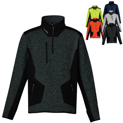 Unisex Streetworx Reinforced 1/4 Zip Fleece Pullover – UPF 50+ Work Jumper - SunSafe Australia