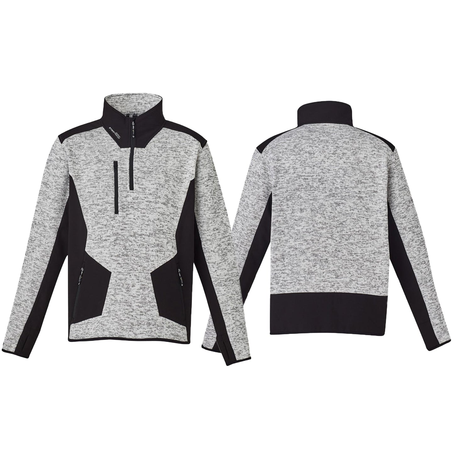 Unisex Streetworx Reinforced 1/4 Zip Fleece Pullover – UPF 50+ Work Jumper - SunSafe Australia