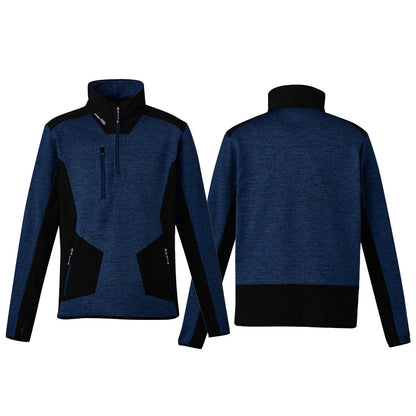 Unisex Streetworx Reinforced 1/4 Zip Fleece Pullover – UPF 50+ Work Jumper - SunSafe Australia