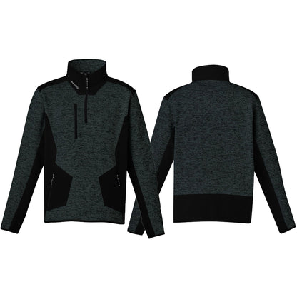Unisex Streetworx Reinforced 1/4 Zip Fleece Pullover – UPF 50+ Work Jumper - SunSafe Australia