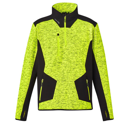 Unisex Streetworx Reinforced 1/4 Zip Fleece Pullover – UPF 50+ Work Jumper - SunSafe Australia