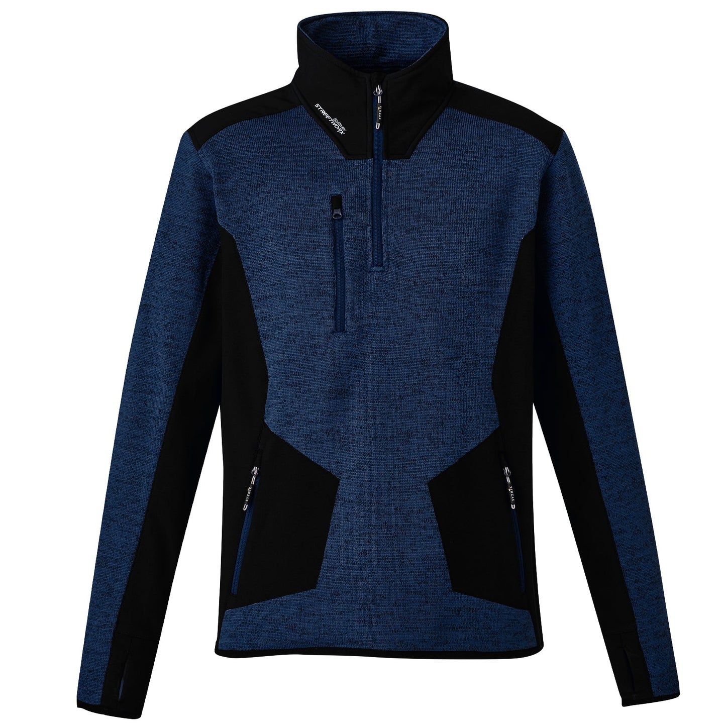Unisex Streetworx Reinforced 1/4 Zip Fleece Pullover – UPF 50+ Work Jumper - SunSafe Australia