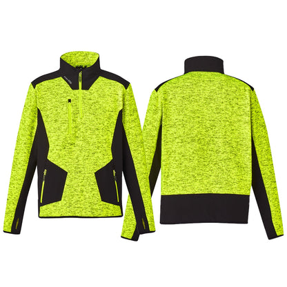 Unisex Streetworx Reinforced 1/4 Zip Fleece Pullover – UPF 50+ Work Jumper - SunSafe Australia
