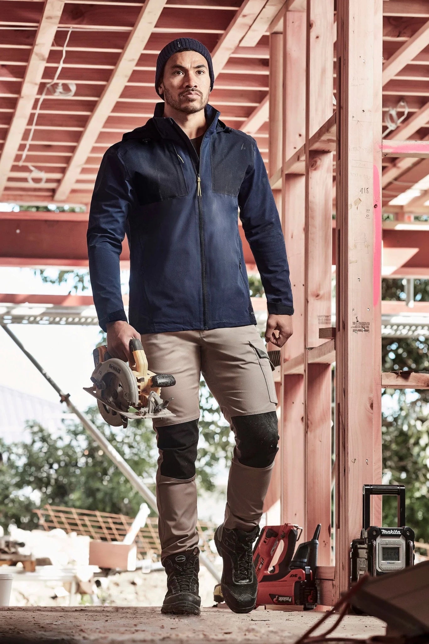 UNISEX STREETWORX STRETCH WATERPROOF JACKET ZJ310 - SunSafe Australia