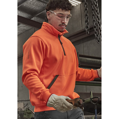 Unisex Streetworx Water Resistant 1/4 Zip Pullover Fleece - SunSafe Australia