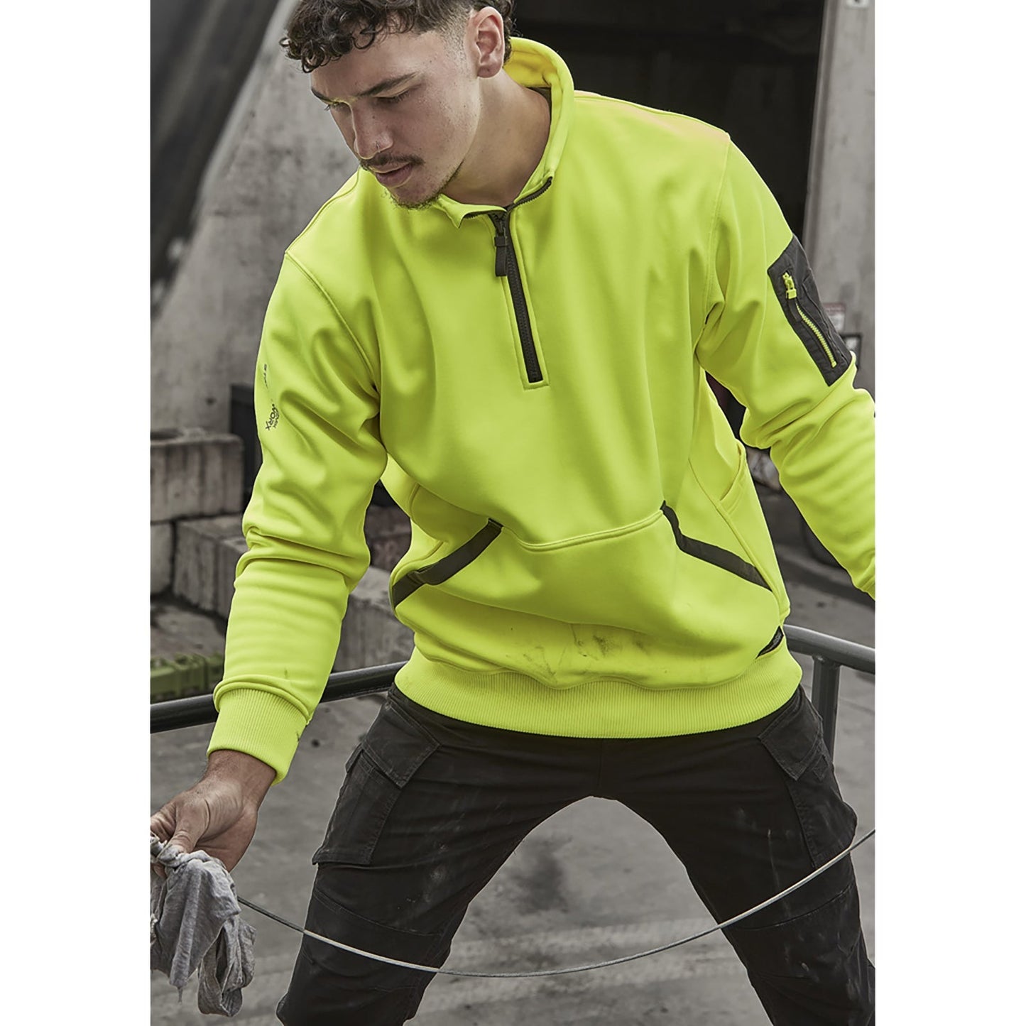 Unisex Streetworx Water Resistant 1/4 Zip Pullover Fleece - SunSafe Australia