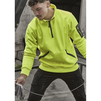Unisex Streetworx Water Resistant 1/4 Zip Pullover Fleece - SunSafe Australia
