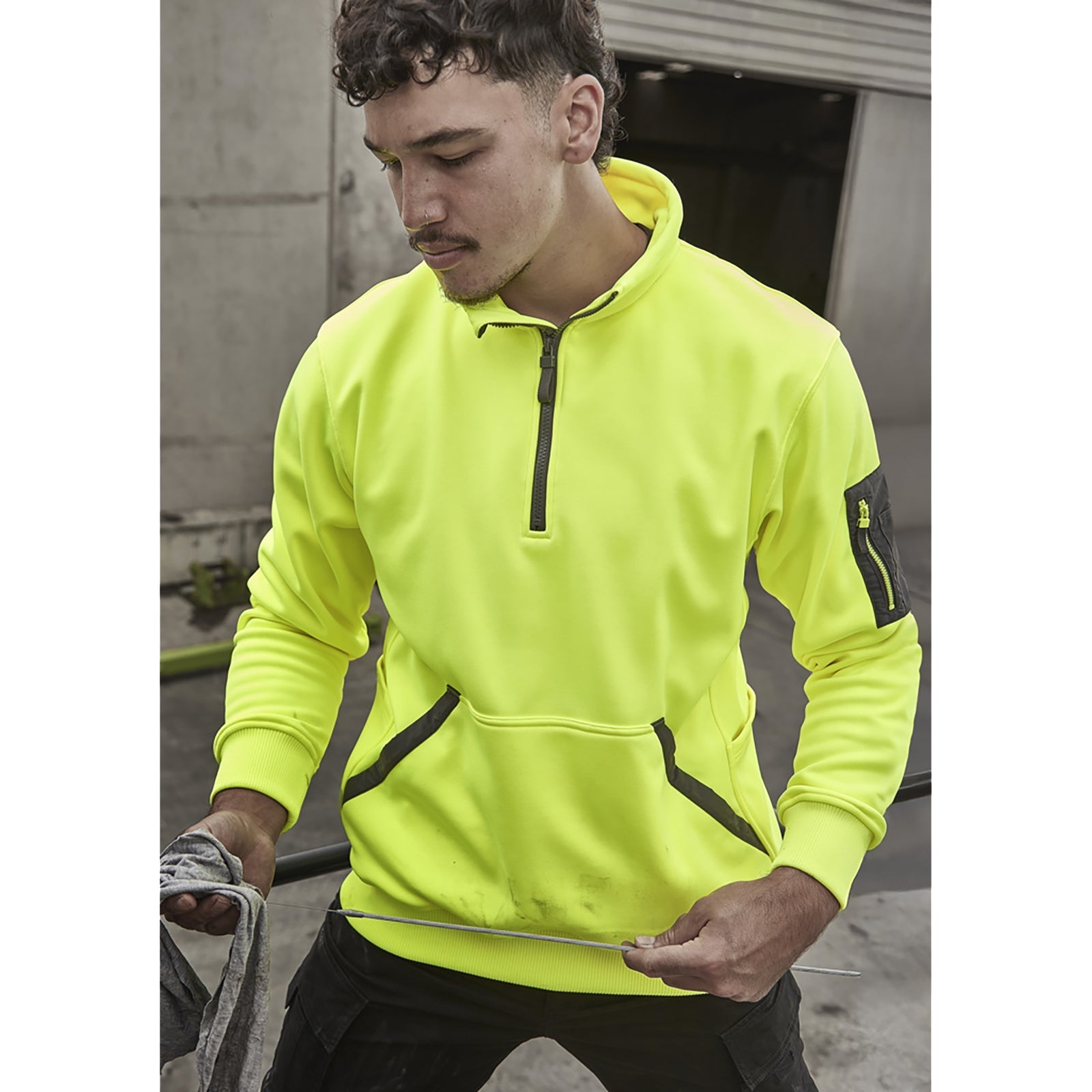 Unisex Streetworx Water Resistant 1/4 Zip Pullover Fleece - SunSafe Australia