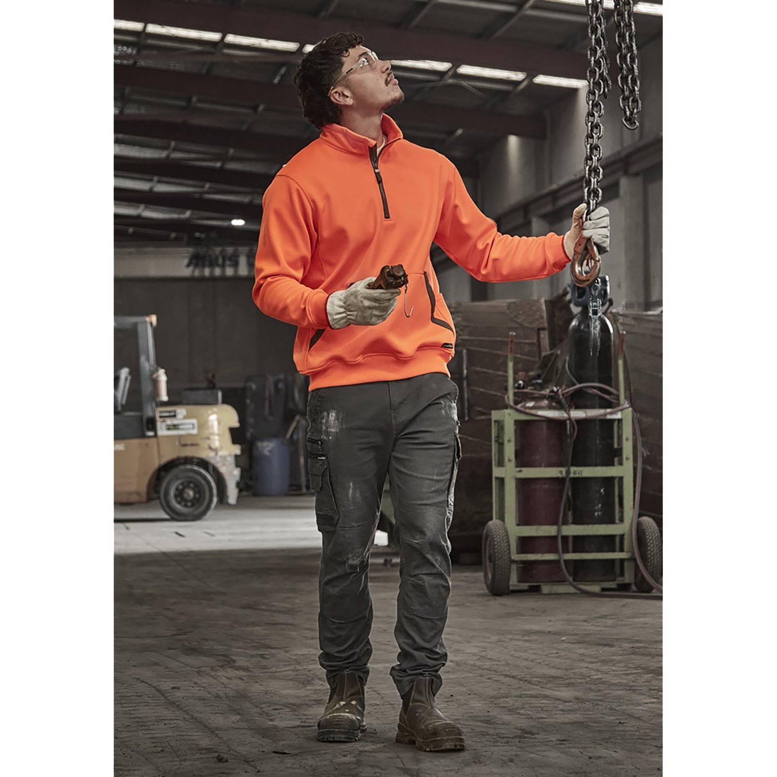 Unisex Streetworx Water Resistant 1/4 Zip Pullover Fleece - SunSafe Australia