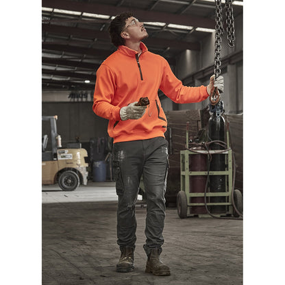 Unisex Streetworx Water Resistant 1/4 Zip Pullover Fleece - SunSafe Australia