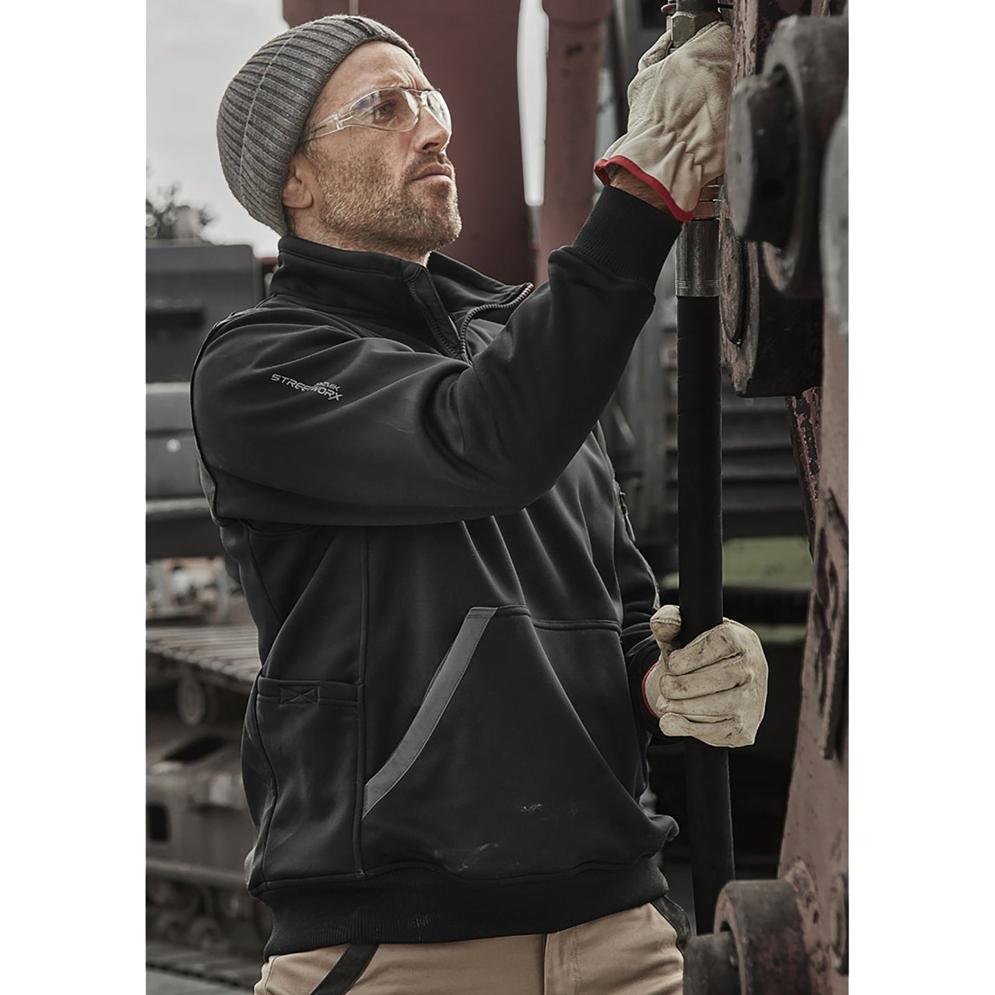 Unisex Streetworx Water Resistant 1/4 Zip Pullover Fleece - SunSafe Australia