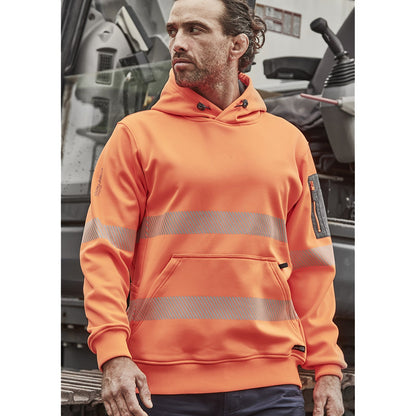 Unisex Streetworx Water Resistant Fleece Hoodie with Segmented Tape 320gsm - SunSafe Australia