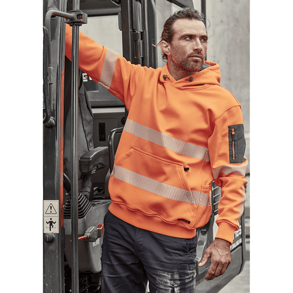 Unisex Streetworx Water Resistant Fleece Hoodie with Segmented Tape 320gsm - SunSafe Australia