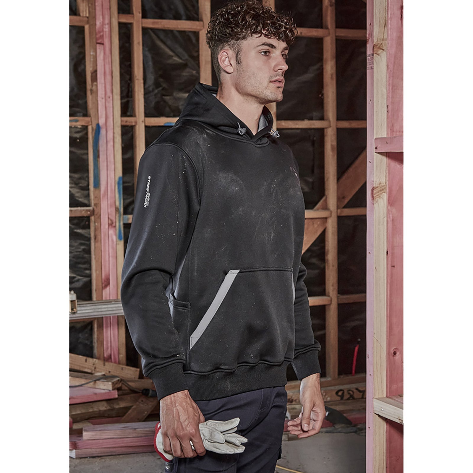 Unisex Streetworx Water Resistant Hoodie UPF 50+ – Fleece Work Hoodie - SunSafe Australia