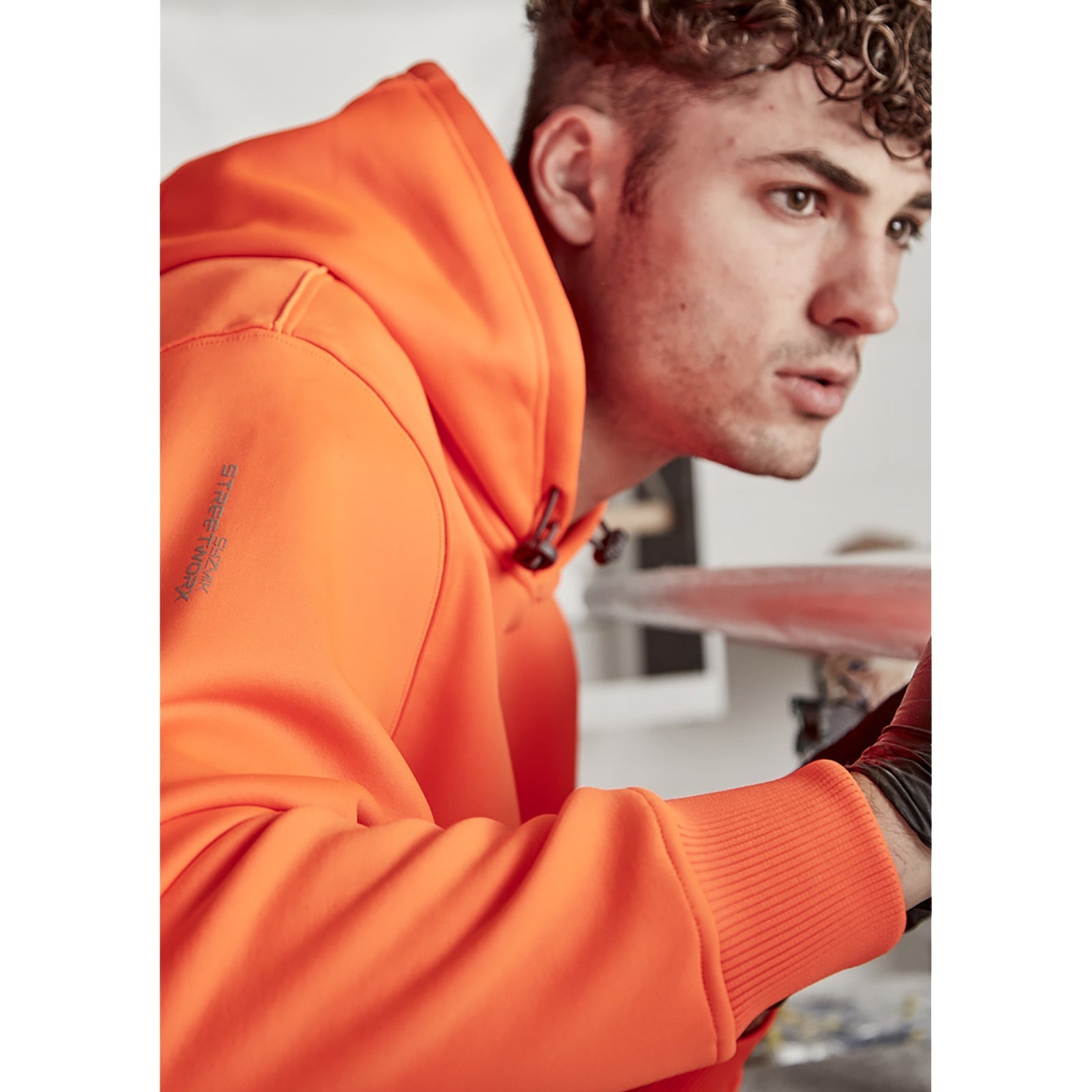 Unisex Streetworx Water Resistant Hoodie UPF 50+ – Fleece Work Hoodie - SunSafe Australia