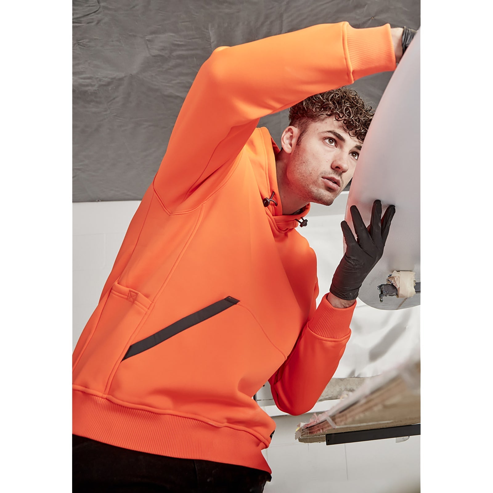 Unisex Streetworx Water Resistant Hoodie UPF 50+ – Fleece Work Hoodie - SunSafe Australia