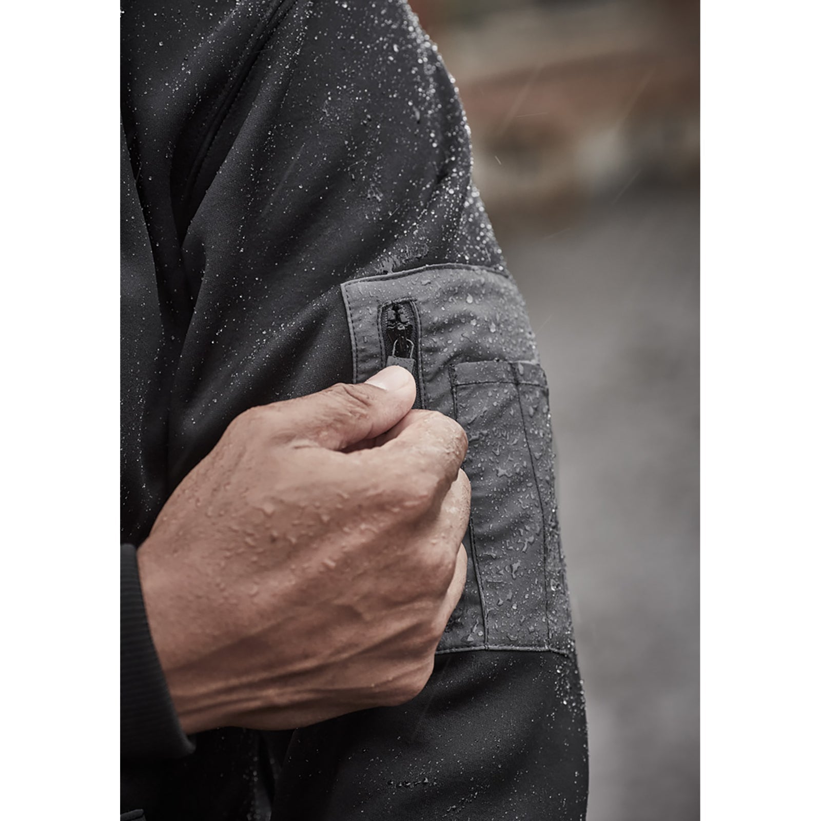 Unisex Streetworx Water Resistant Hoodie UPF 50+ – Fleece Work Hoodie - SunSafe Australia